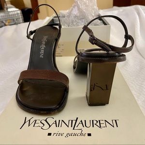 Saint Laurent Eva Ankle Strap